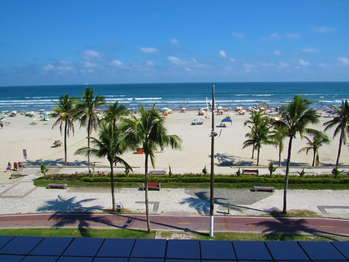 Apto Pe Na Areia Com Vista Para O Mar E Wifi Praia Grande  Exteriér fotografie