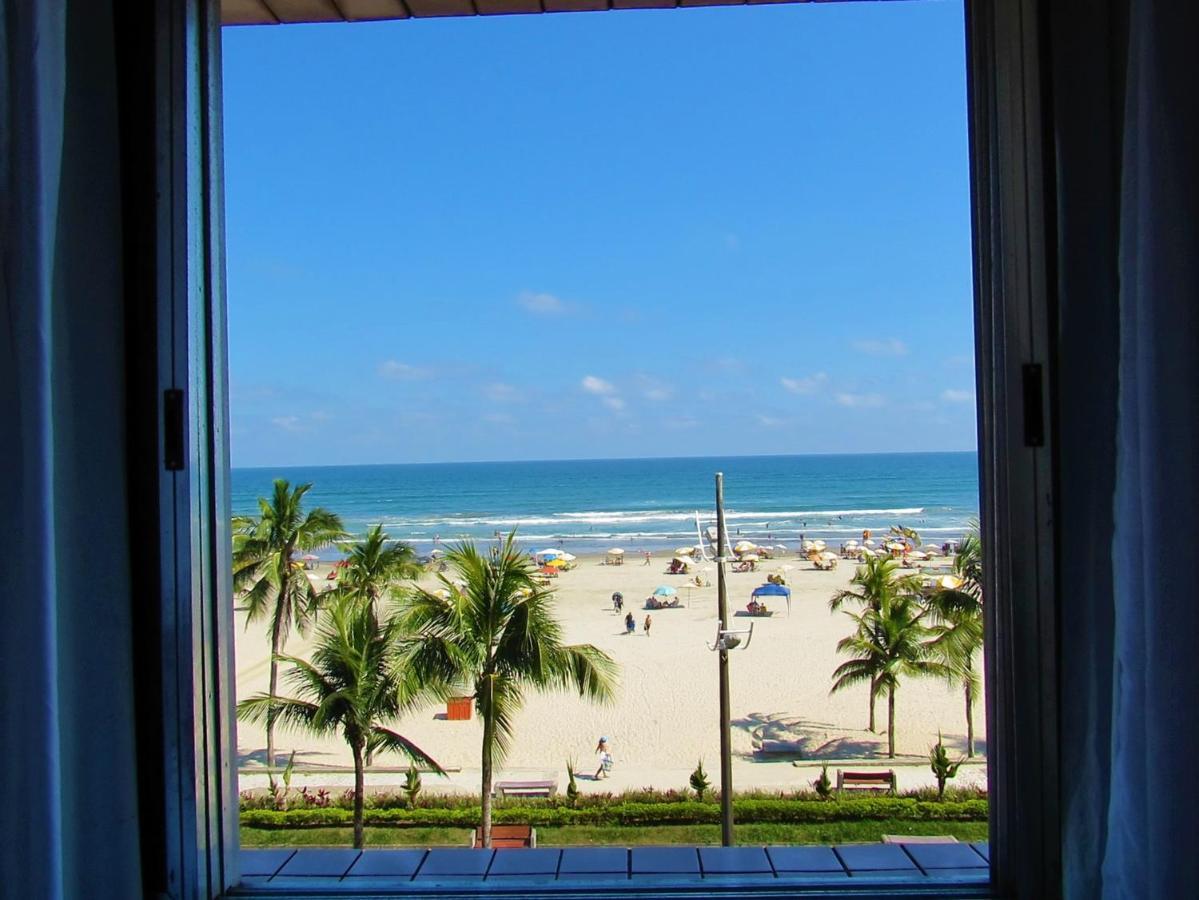 Apto Pe Na Areia Com Vista Para O Mar E Wifi Praia Grande  Exteriér fotografie