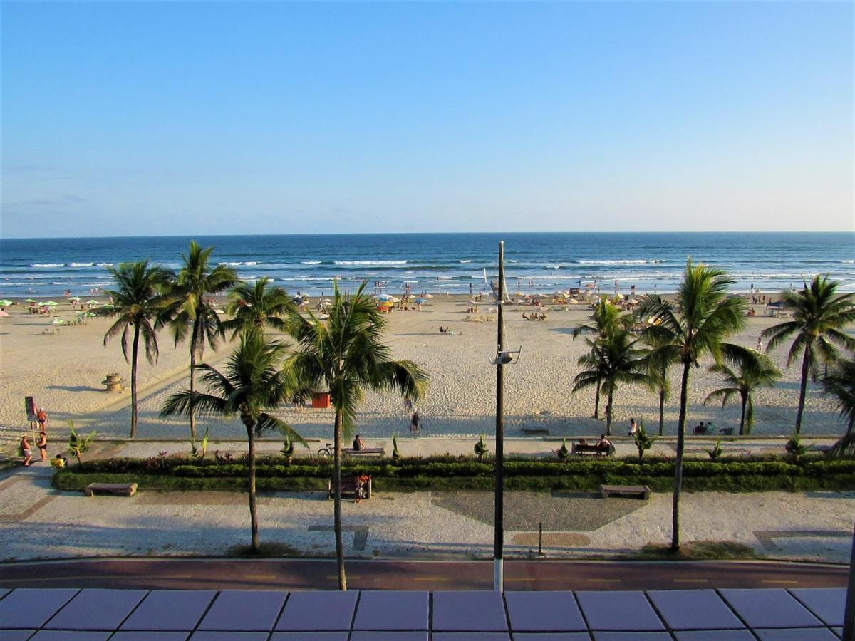 Apto Pe Na Areia Com Vista Para O Mar E Wifi Praia Grande  Exteriér fotografie